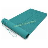*Ewedoos Yoga Mat with Alignment Lines, Eco