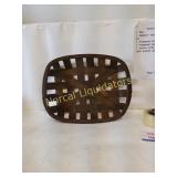 Wood basket 17"x13" like new