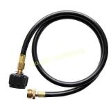 4 FT ADAPTOR HOSE FOR 20 LB PROPANE TANKS 
NEW