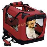 2PET Foldable Dog Crate - Soft, Easy to Fold &