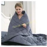 Weighted blanket 60"x80" 25pounds glass bead