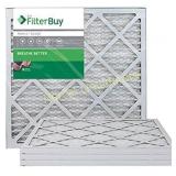 FilterBuy AFB Silver MERV 8 20x20x1 Pleated AC