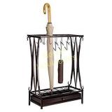 *MyGift Brown Metal 21-Slot Umbrella Stand with