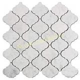 *Diflart Italian White Carrara Marble Mosaic Tile