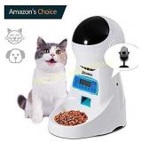 Homdox Automatic Cat Feeder Pet Food Dispenser