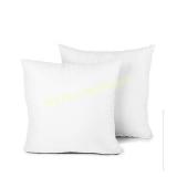 18"x18" throw pillow inserts appear new