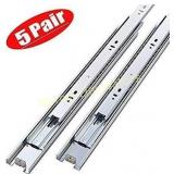 Friho 5 Pair of 22 Inch Hardware Ball Bearing