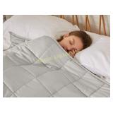 Weighted blanket light grey 60x80 20lbs