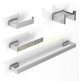 Brushed Nickel Bathroom Accessories Set, Modern