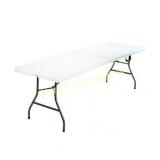 *Cosco 8 Foot Centerfold Folding Table, White.