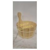 Wood decorative bowl. New