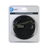 Onn CD Player with FM Radio like new open package