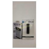 Lot of 2 portable battery packs for Smartphones