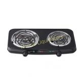 *Mainstays Double Burner. Preowned light use