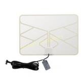 Onn Indoor TV Antenna, Clear. Preowned light use
