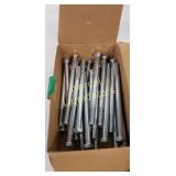 Hillman hex Bolts- coarse thread. 3/8 x 5-1/2.