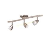 Portfolio Aria 3-Light 24.2-in Brushed Steel