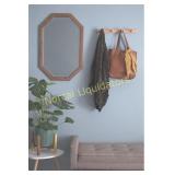Modern Multi-use Wooden Wall Hook Mounted 4-Peg
