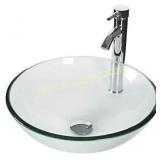 eclife 16.5" Bathroom Vessel Sink Modern Artistic