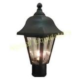 Portfolio 60-Watt 80-in Black Traditional Pole.