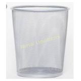 Giagni Silver-Tone Metal Wastebaskets appear new