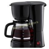Mainstays 5 Cup Black Coffee Maker with Removable