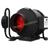 VIVOHOME 4 Inch 188 CFM Black Round Exhaust