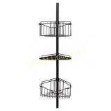 Mainstays Tension Pole Shower Caddy, Oil-Rubbed