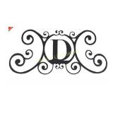 24 Inch House Plaque Letter - Wrought Iron Metal