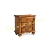SET OF 2 Barrow 3-Drawer Oak Nightstand
*NEW BUT