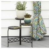 **Patio-Life-21-in-Bronze-Indoor-Outdoor-Round-Ste