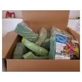 Box of floral foam and oasis/wet foam all as is