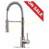 KINGO HOME Lead Free Stainless Steel Single Lever