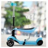 **Kids 3-in-1 Toddler Scooter with Removable Seat