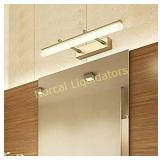 Metal Gold Mirror Front lamp Warm White LED