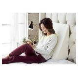 Foam Bed Wedge Sleep Pillow  - Washable Natural