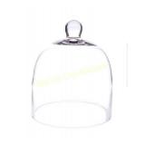 Plymor 8 inch x 9.5 inch Bell Jar Glass Display
