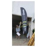 Bent Stand flag, custom made and returned.