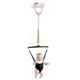Jolly Jumper Exerciser with Door Clamp, Black. In