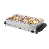 VIVOHOME Electric 2.5 Quart Stainless Steel