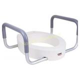Carex Raised Toilet Seat With Handles - For