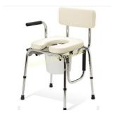 Retail $141 Guardian Padded Drop-Arm Commode