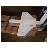 Stack of aproximatly 40 cardboard boxes crazy