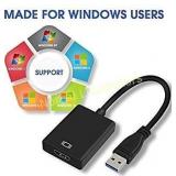 USB 3.0 to HDMI, HD 1080P Video Converter USB to