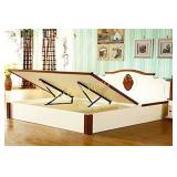 IRONWALLS 2pcs 2FT Black Pneumatic Storage Bed