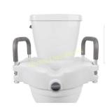 Vive Raised Toilet Seat - 5" Portable, Elevated