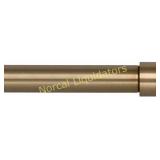 Ivilon Drapery Window Curtain Rod - End Cap Style