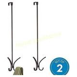 iDesign Axis Easy Reach 24" Quad Hook, Over the