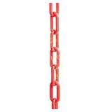 New US Weight Chainboss Red Plastic Safety Chain-