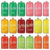 Bubly Sparkling Water Variety Pack - 18 pack, 12